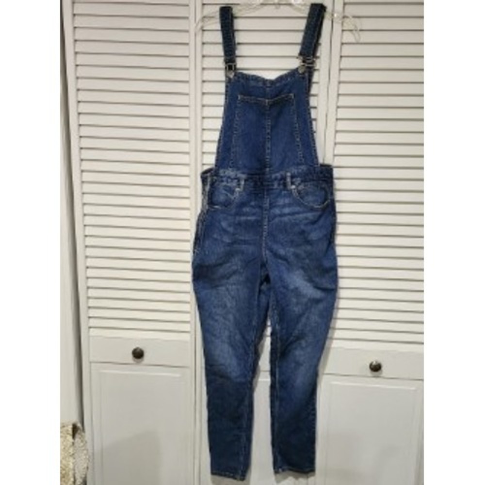 Classic Blue Women's Denim Overalls